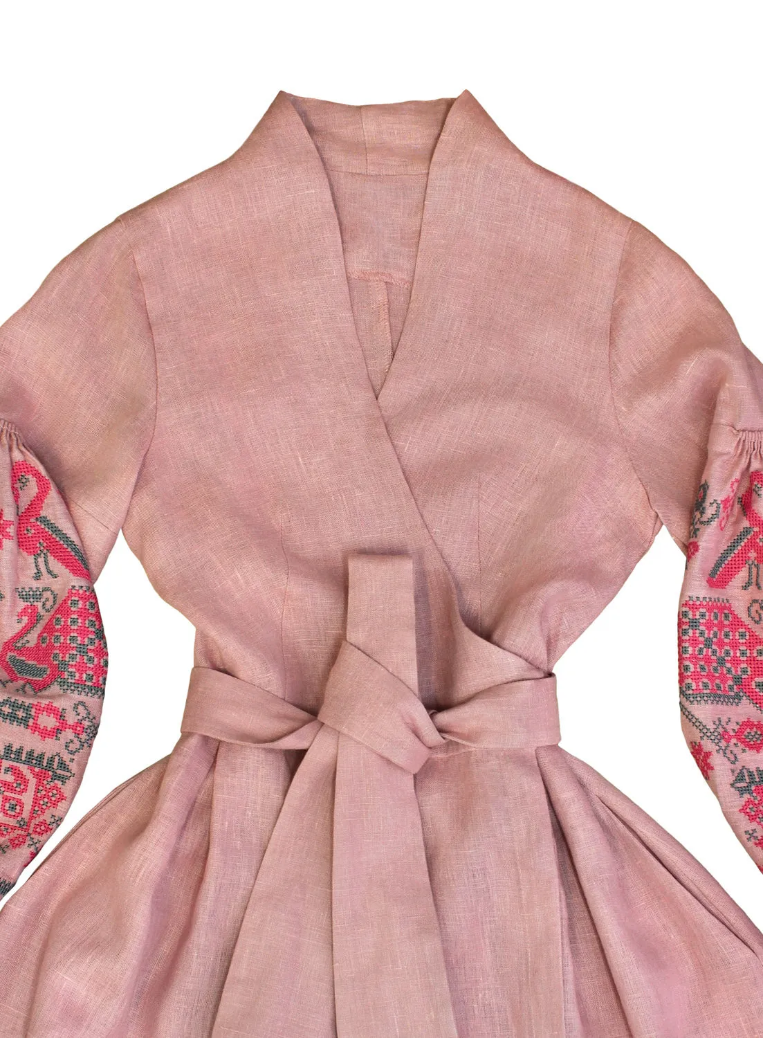 Dusty pink Kaftan in Boho style