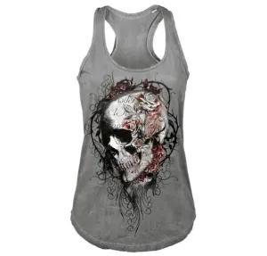 Edgy Tank Skull Design in S-5X