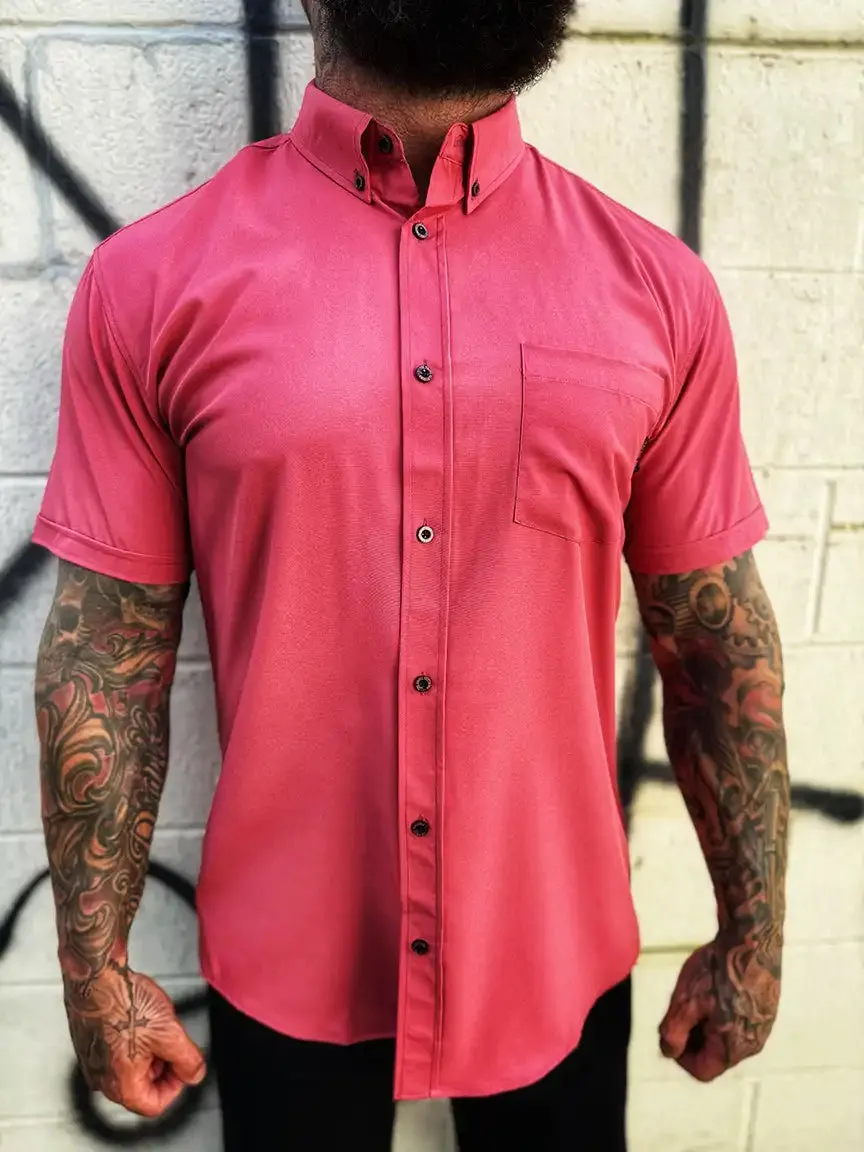 ESSENTIAL ROSE WARRIOR BUTTON UP