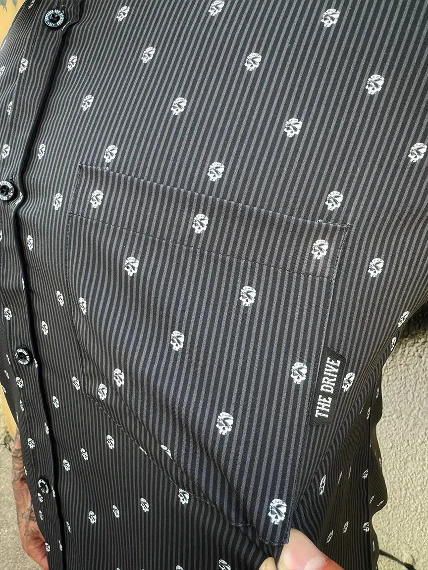 ESSENTIAL SNITCHES GET STICHES GRAY PIN STRIPE
