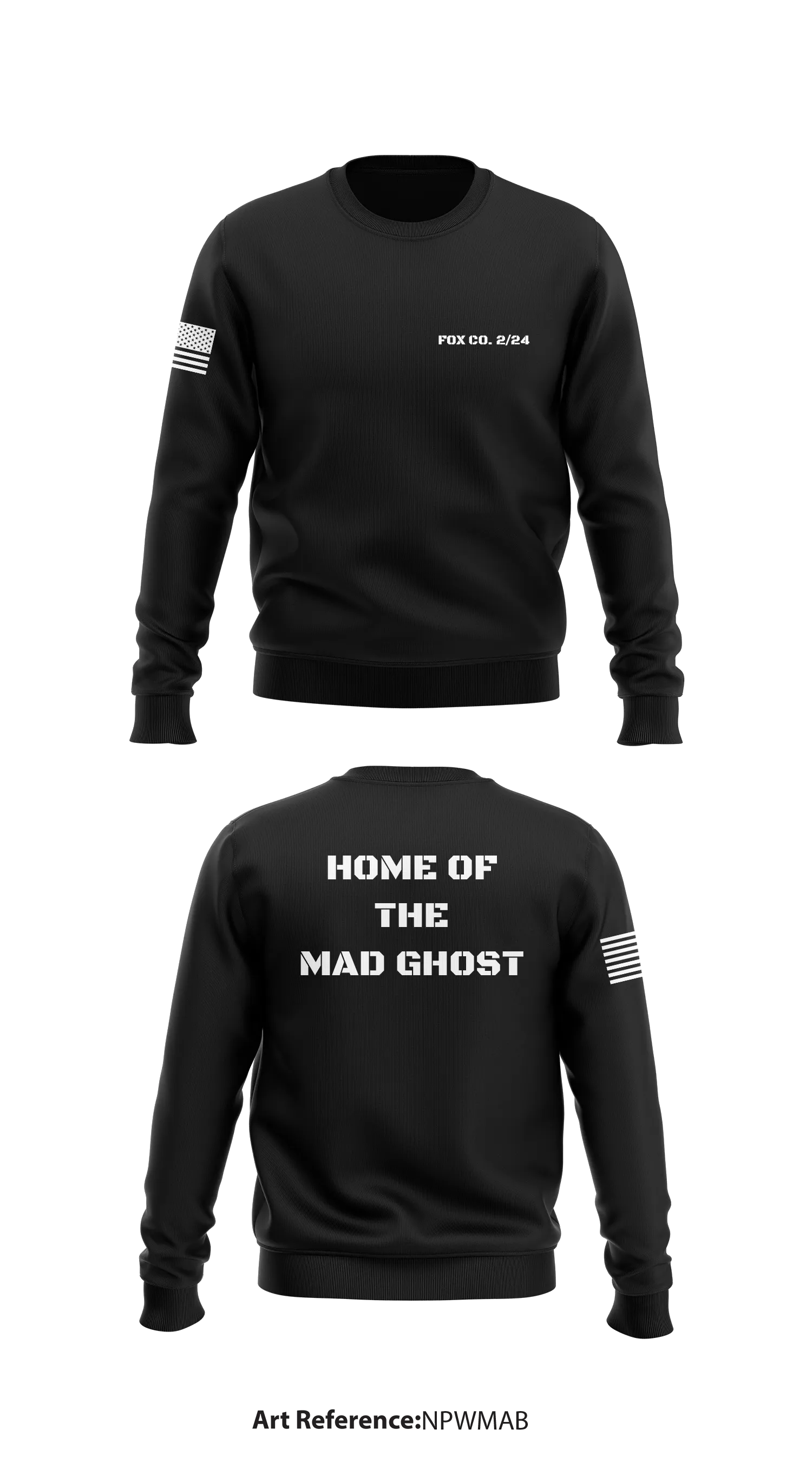 Fox Co. 2/24 Store 1 Core Men's Crewneck Performance Sweatshirt - npWmAB