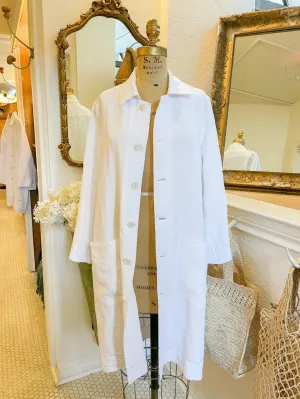 French Linen Coat  - Long