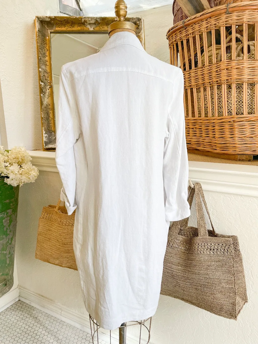 French Linen Coat  - Long