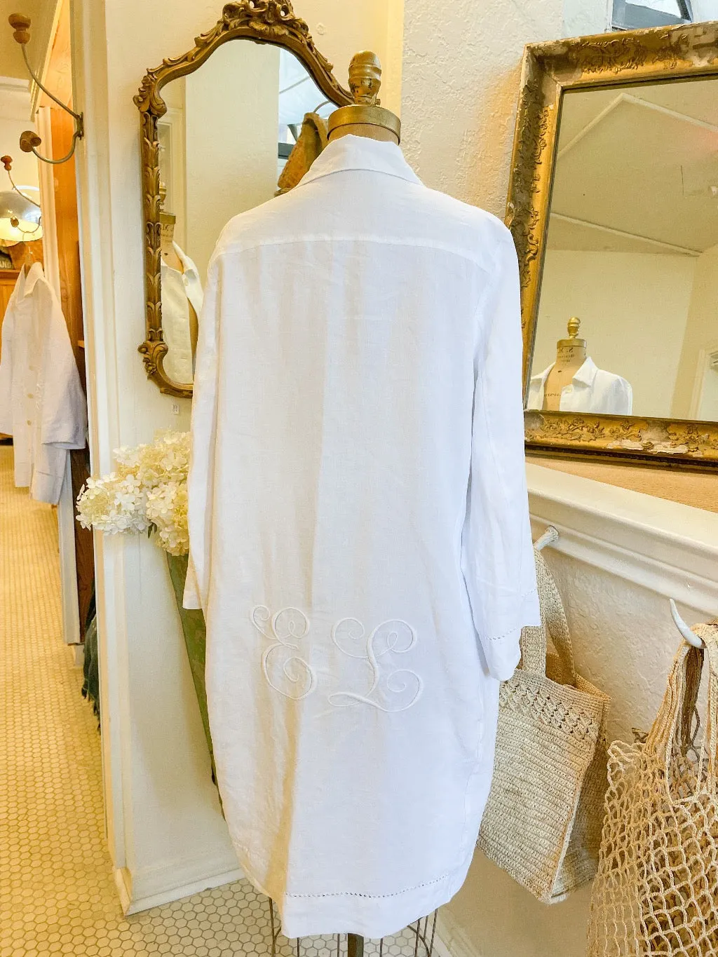 French Linen Coat  - Long