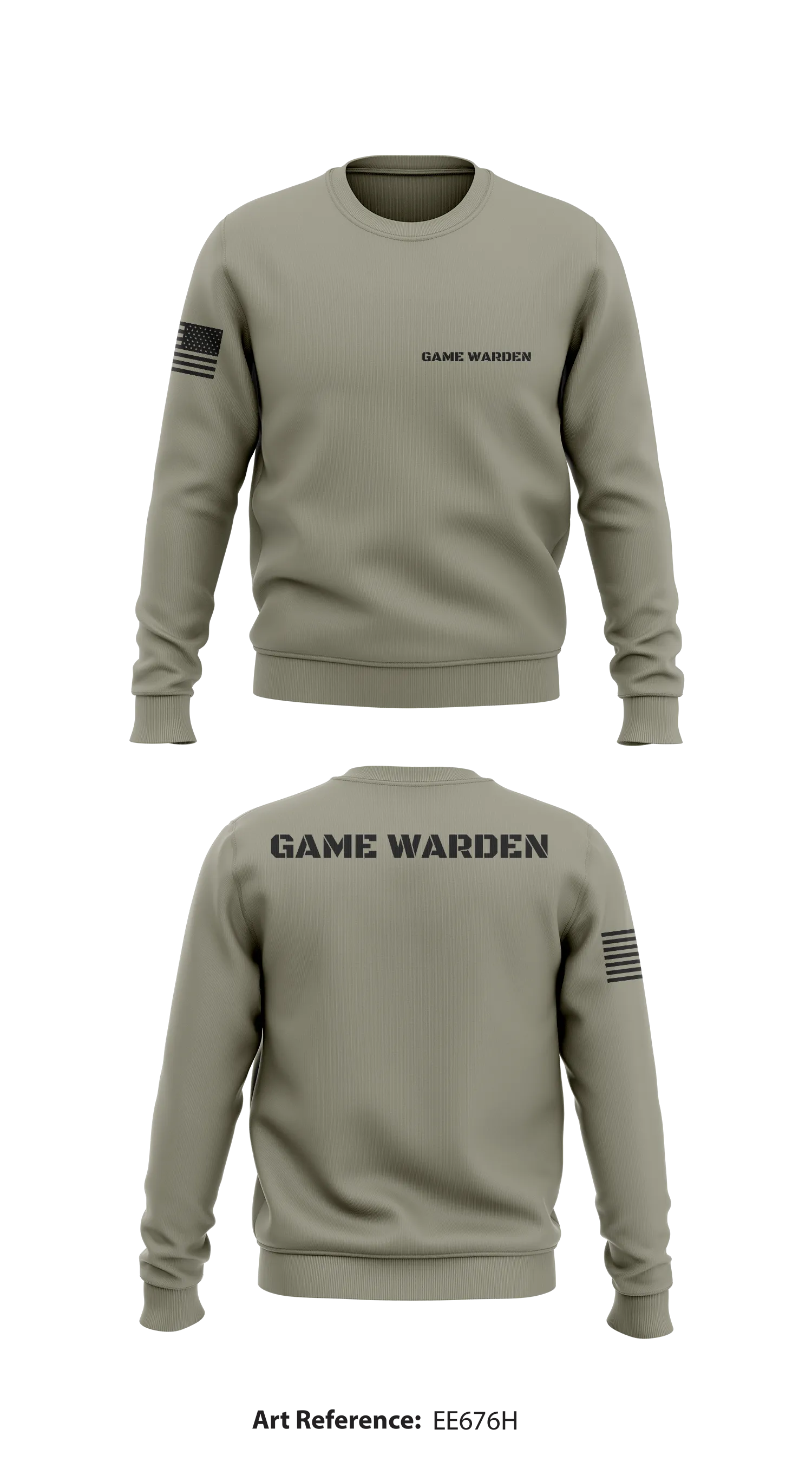 game warden Store 1 Core Men's Crewneck Performance Sweatshirt - Ee676H