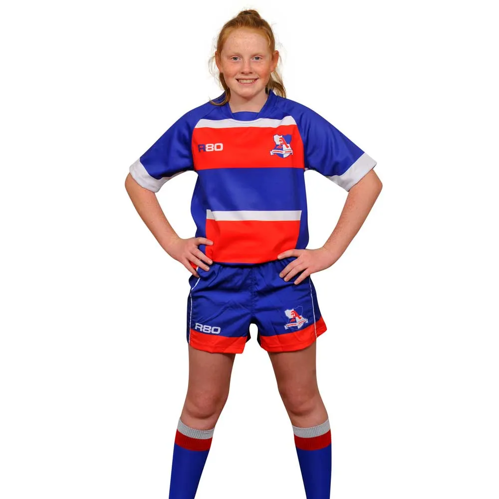 Girls and Women's rugby & League Playing Strips