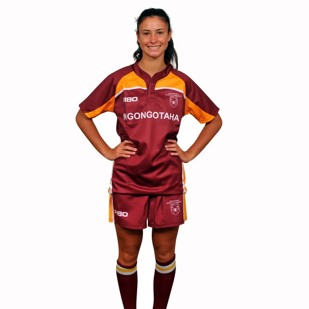 Girls and Women's rugby & League Playing Strips