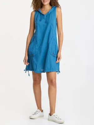 Hooded Tank Dress - Poseidon