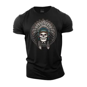 Indian Skeleton Cotton T-Shirt