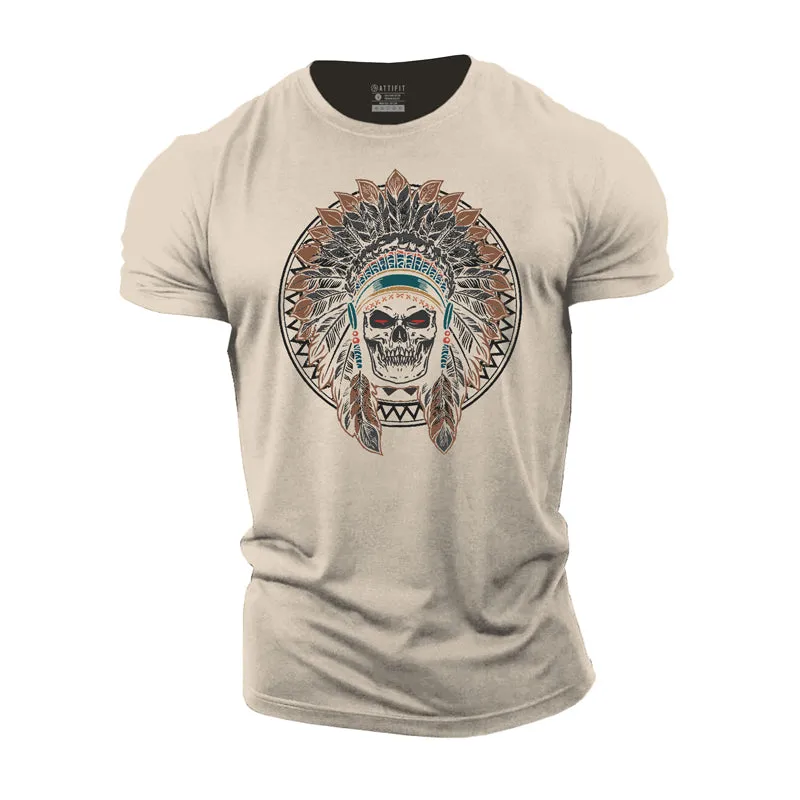 Indian Skeleton Cotton T-Shirt