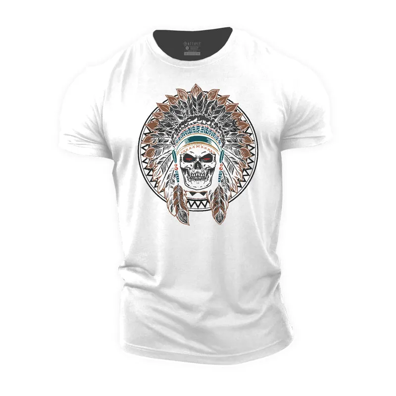 Indian Skeleton Cotton T-Shirt