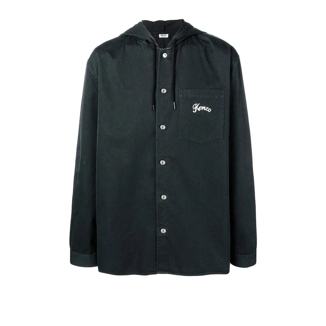 Kenzo Men's Bamboo Tiger Hoodie Shirt