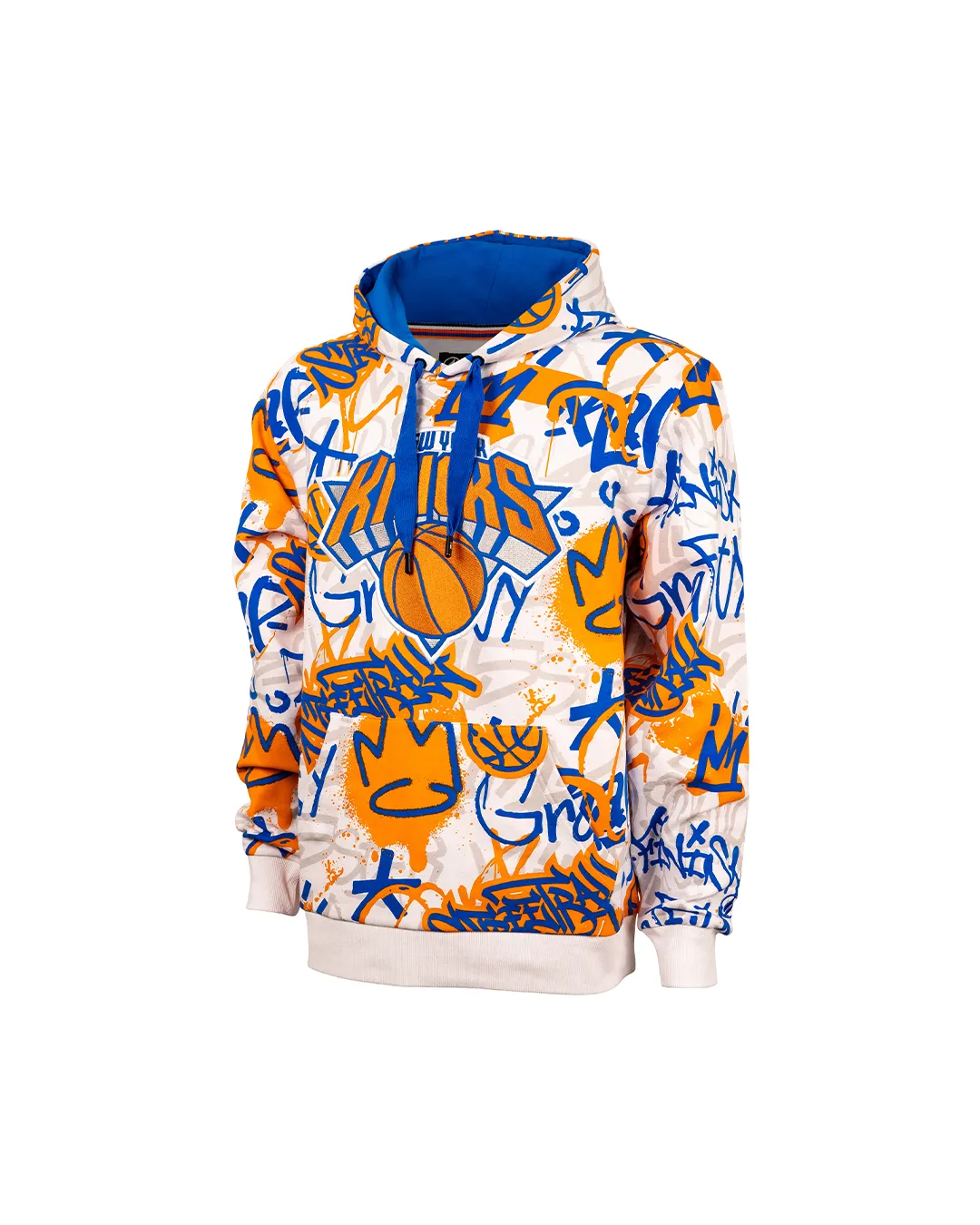 Knicks Graffiti Print Hoodie