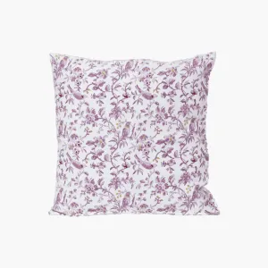 Lavender Robin Block Print Pillow