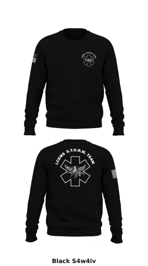 Lawrence County EMS STORM Team Store 1 Core Men's Crewneck Performance Sweatshirt - S4w4iv