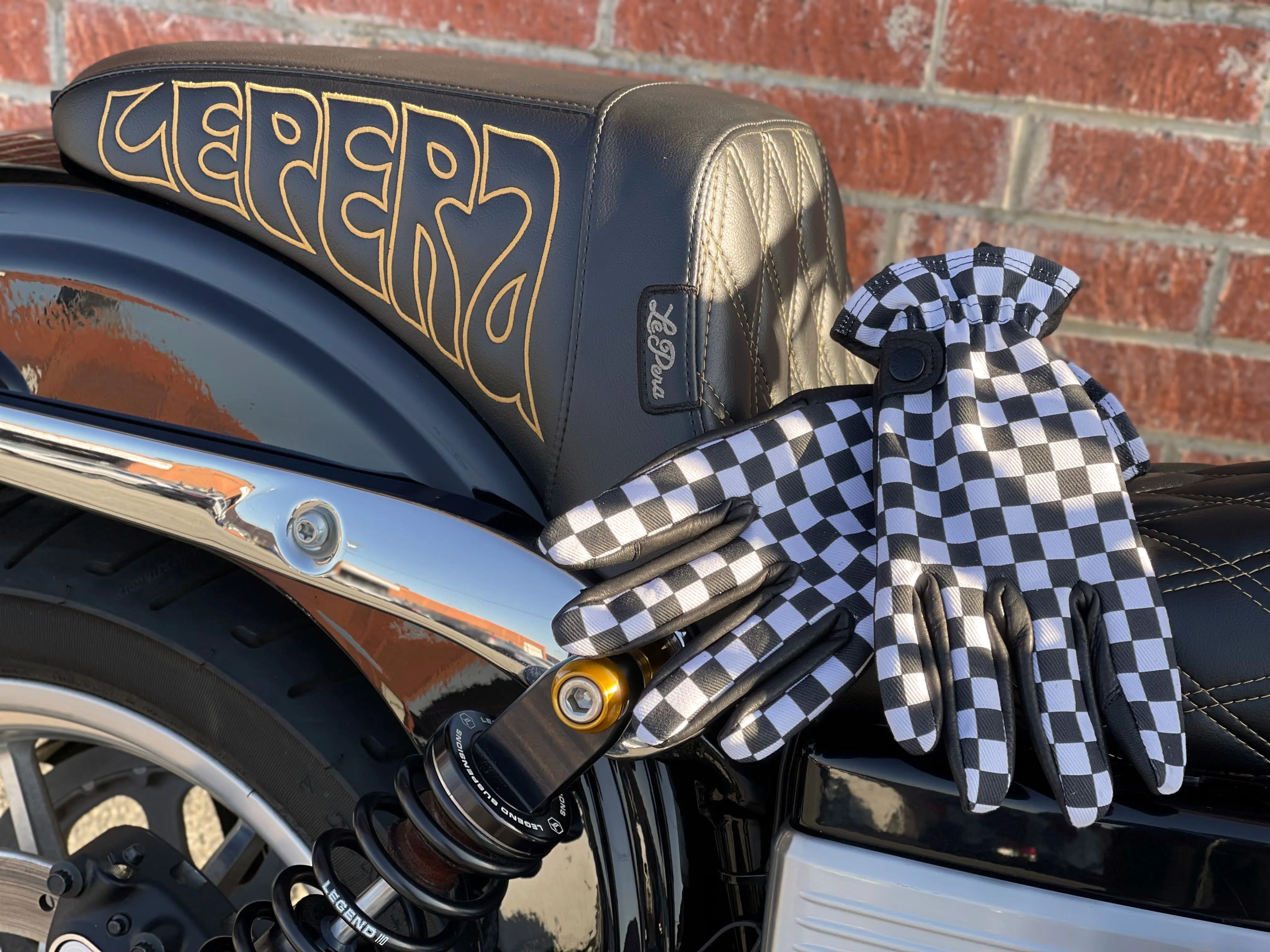 Le Pera Checkered Gloves
