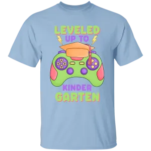 Leveled Up to Kindergarten Youth Cotton T-Shirt