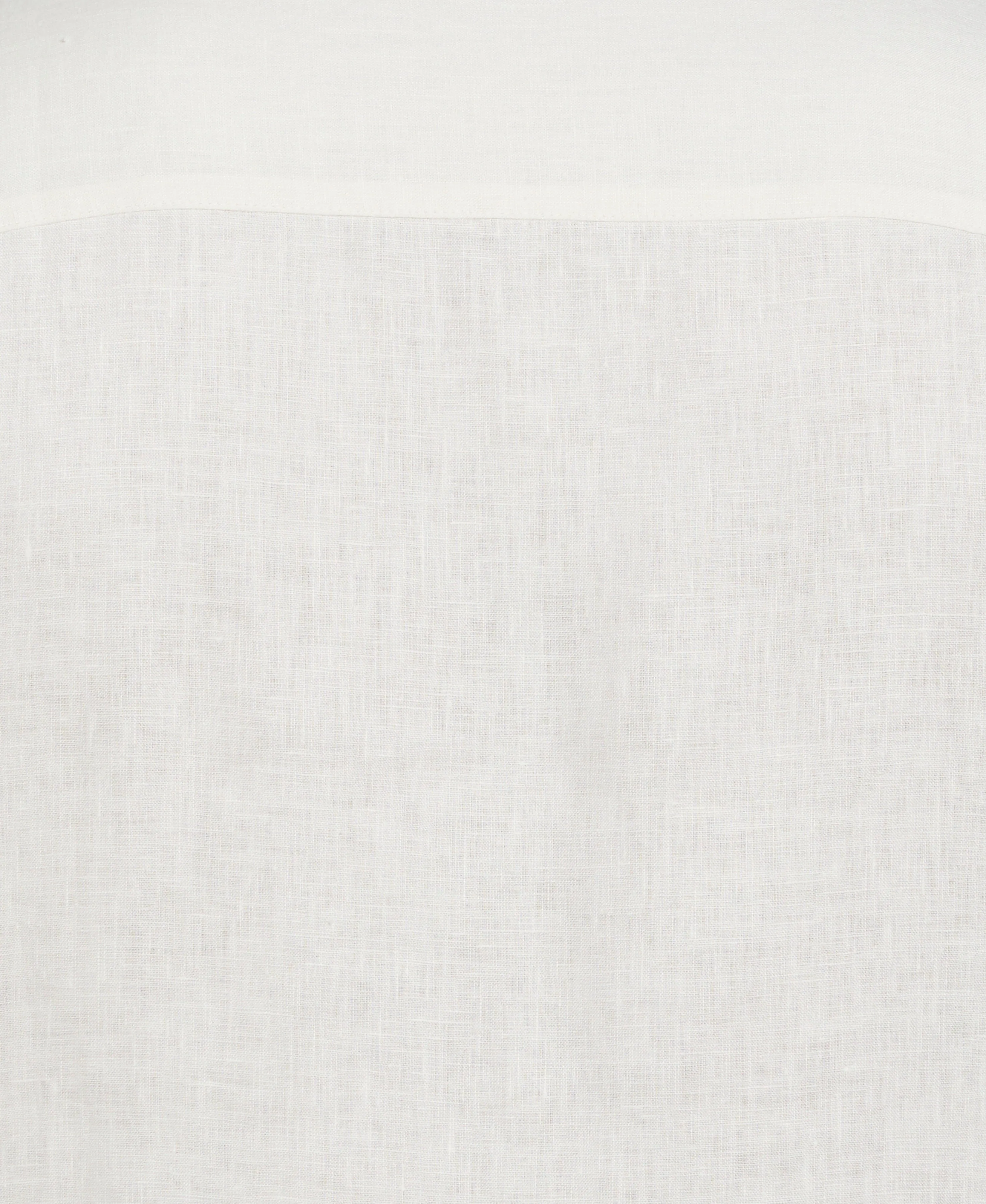 Linen Eyelet Panel Guayabera Shirt
