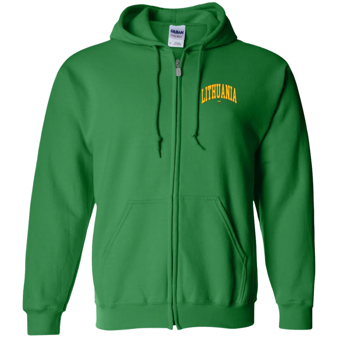 Lithuania - Men/Women Unisex Comfort Full-Zip Hoodie