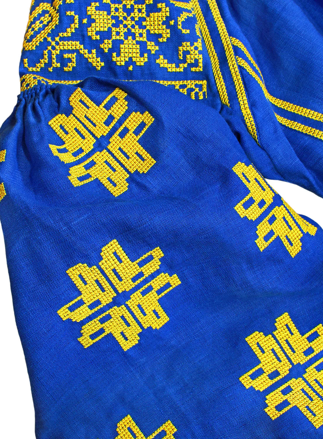 Long embroidered Boho style kaftan
