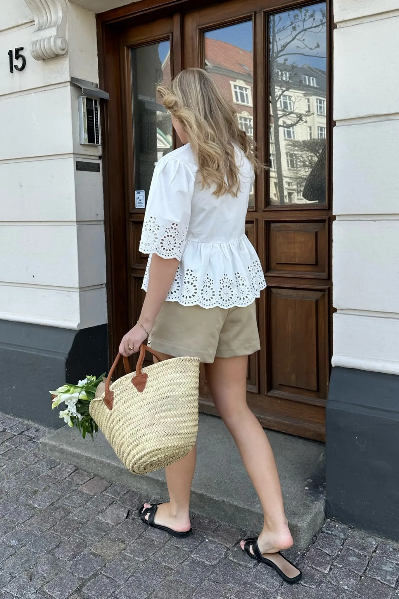 LulaIC Top - Hvid Broderi