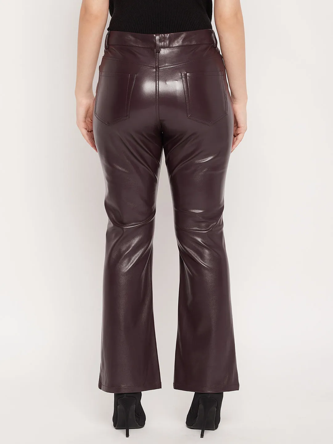 Madame Boot Cut Leather Trousers
