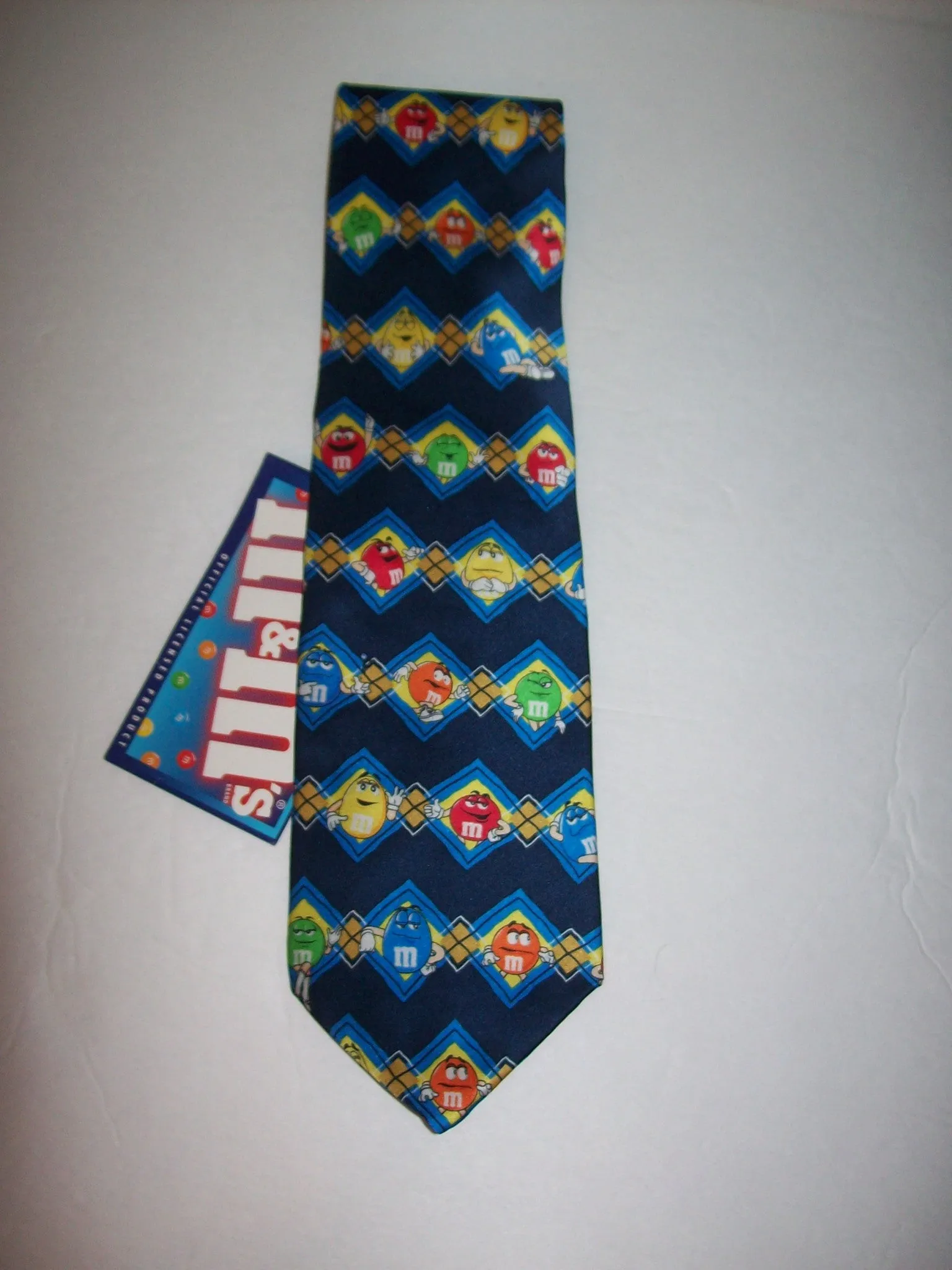 M&M's Men's Striped Necktie