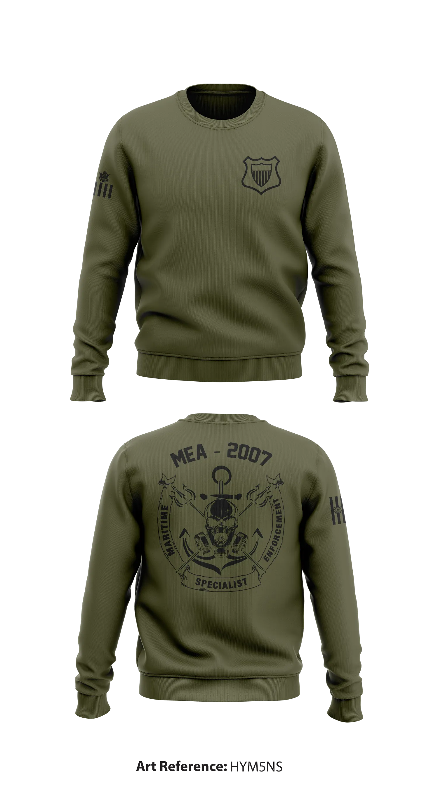 ME A school 2007 Core Men's Crewneck Performance Sweatshirt - hym5nS