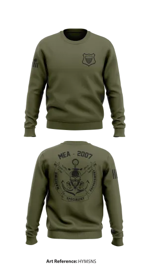 ME A school 2007 Core Men's Crewneck Performance Sweatshirt - hym5nS