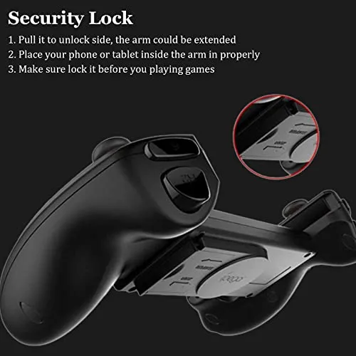 Megadream Game Controller for iPad iPhone MacBook Android Samsung Phone Tablet PC Wireless Gaming Gamepad Joystick - MFi Certified - COD - Genshin Impact - Direct Play