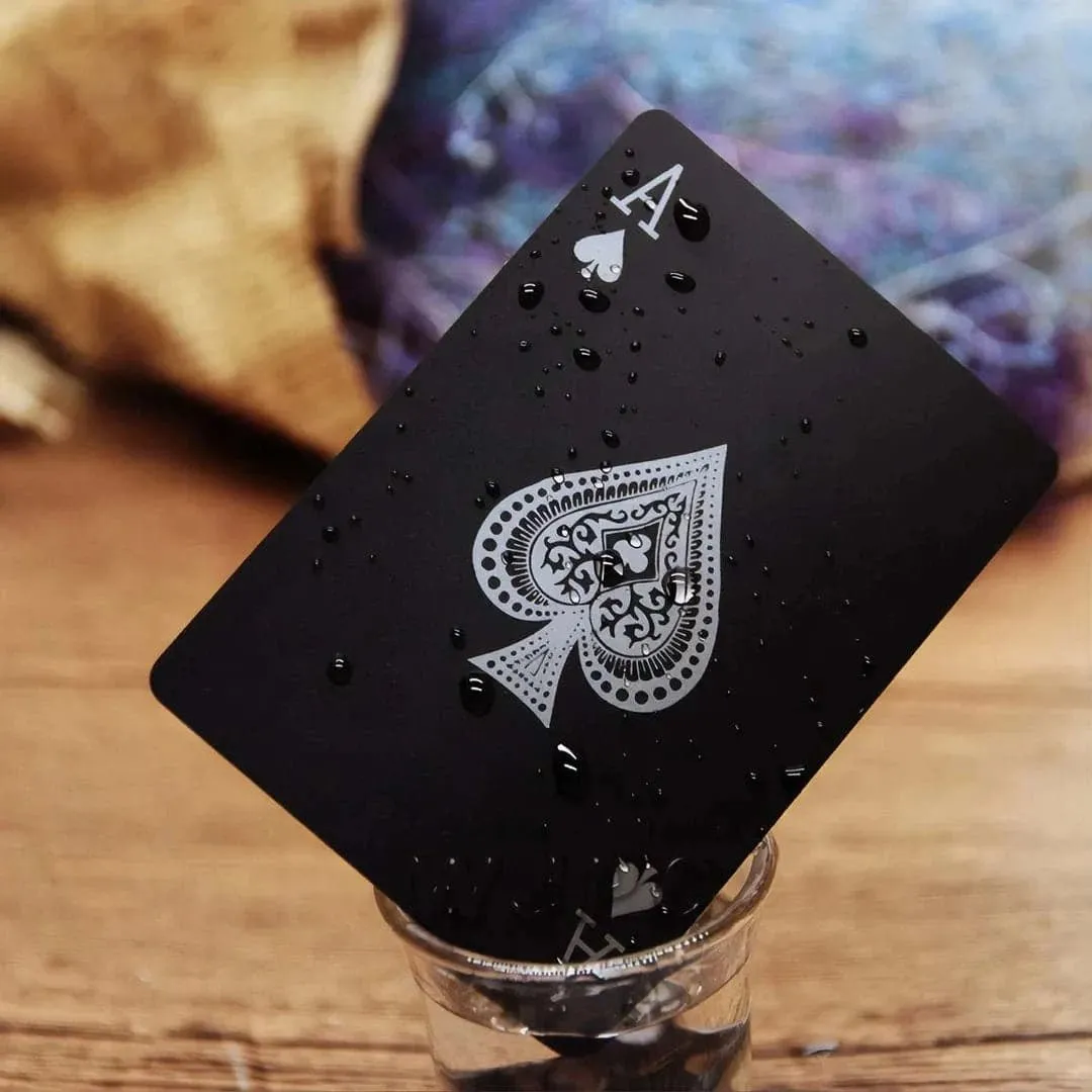 Men's Black Edition Waterproof Card Deck - Mad Man