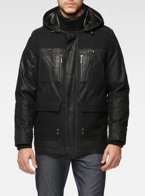 Men's leather jacket