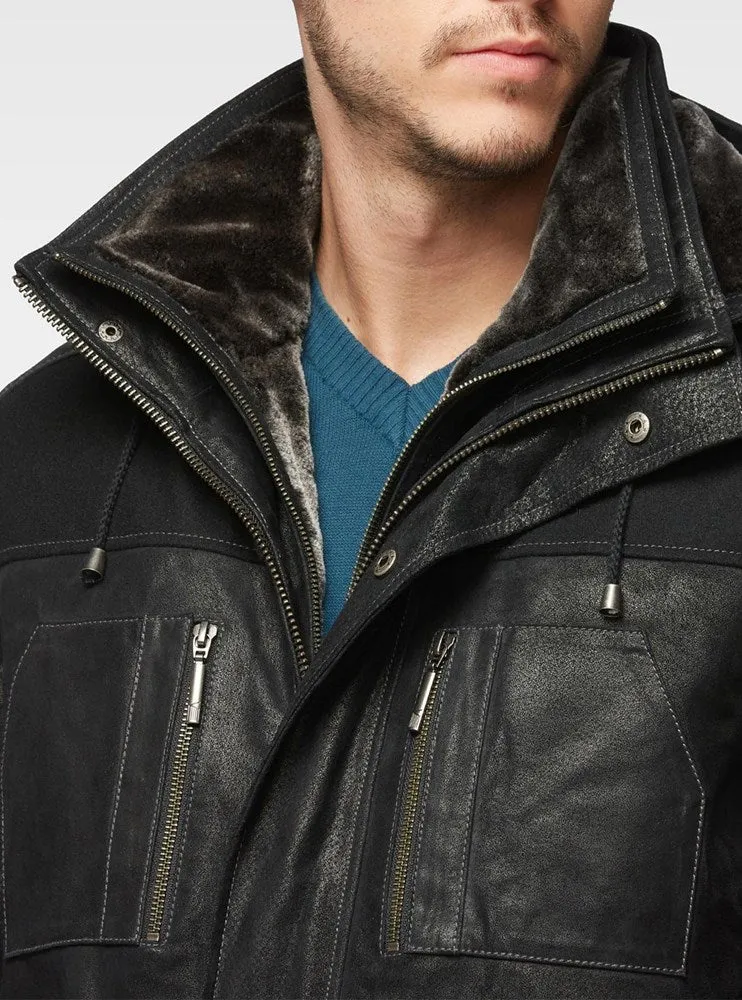 Men's leather jacket