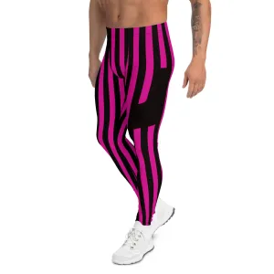 Mens Leggings, Striped Villain