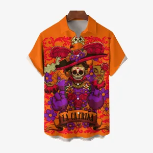 Men's Mexico Casual Short Sleeve Shirt 2404000244