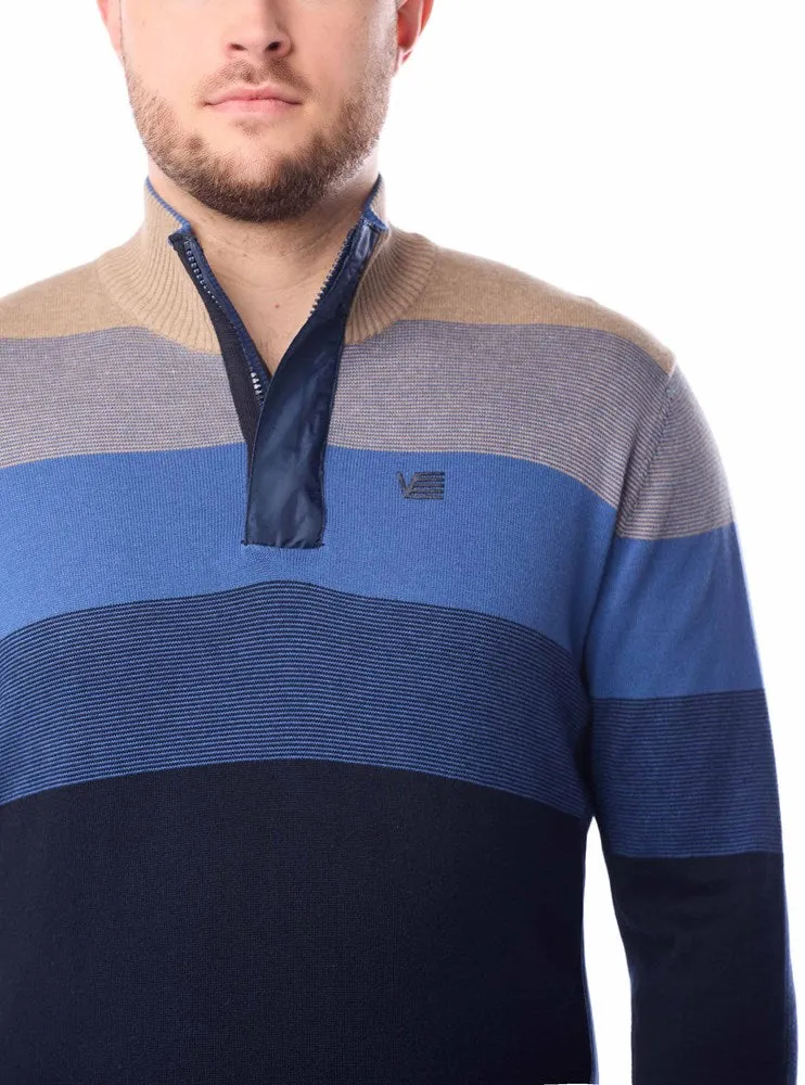 Men's mock zip sweater