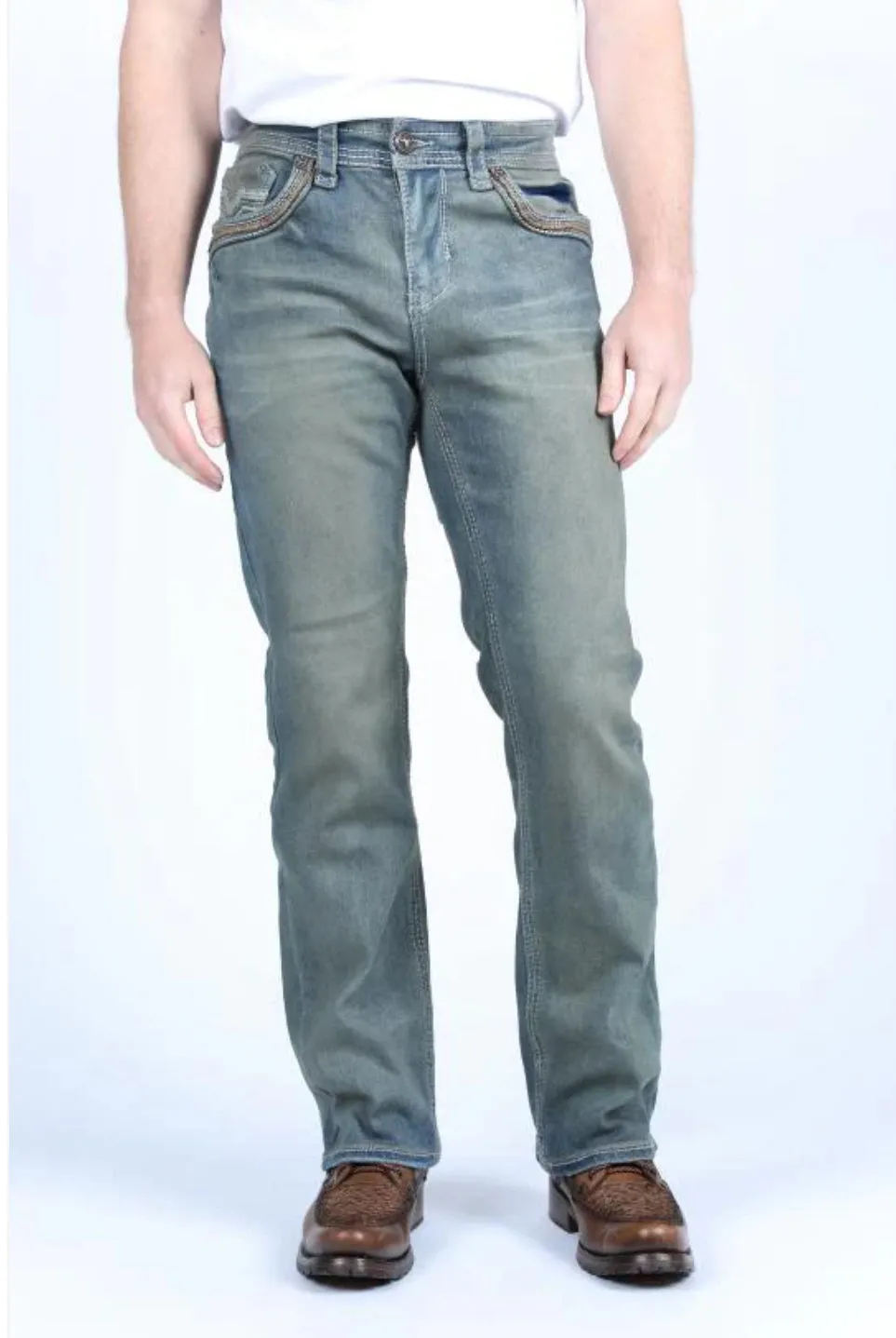 Men’s Platini Denim Holt Men’s Slim Bootcut Jeans
