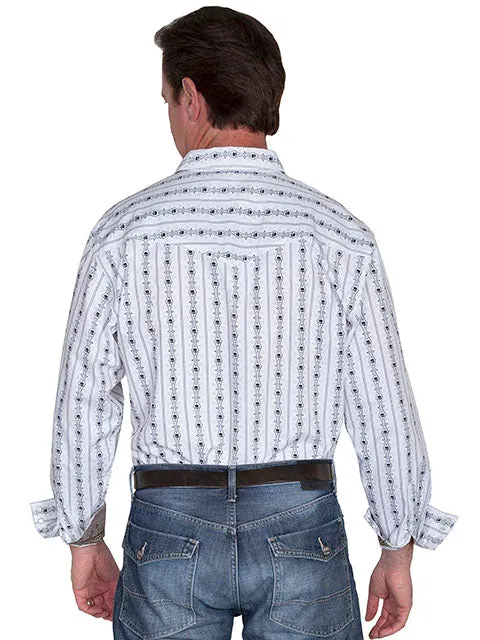 Men's Signature Shirt Collection: Scully Stripe Skulls