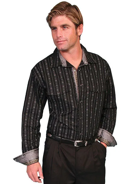 Men's Signature Shirt Collection: Scully Stripe Skulls