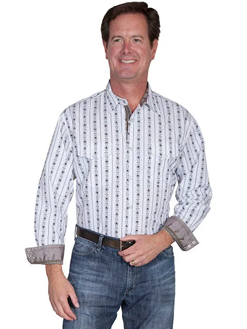 Men's Signature Shirt Collection: Scully Stripe Skulls