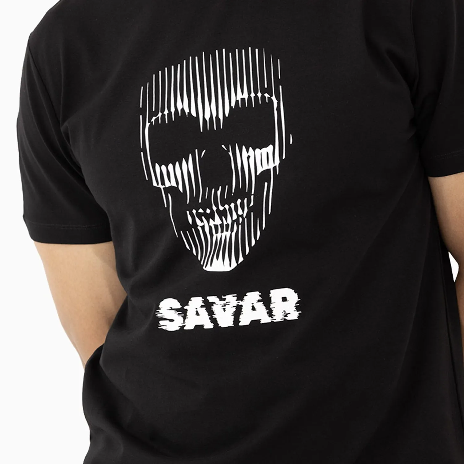 Men's Skull Screen Printed Short Sleeves T-Shirt