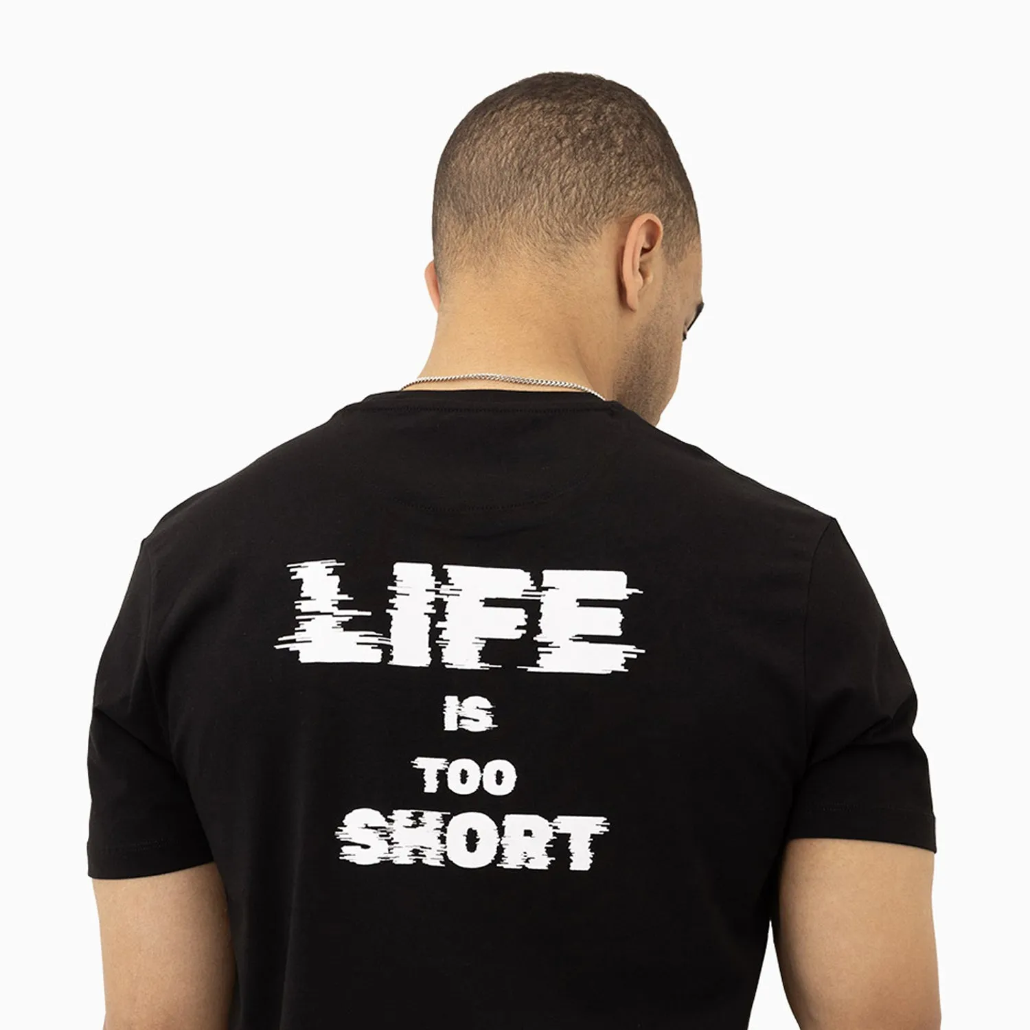 Men's Skull Screen Printed Short Sleeves T-Shirt
