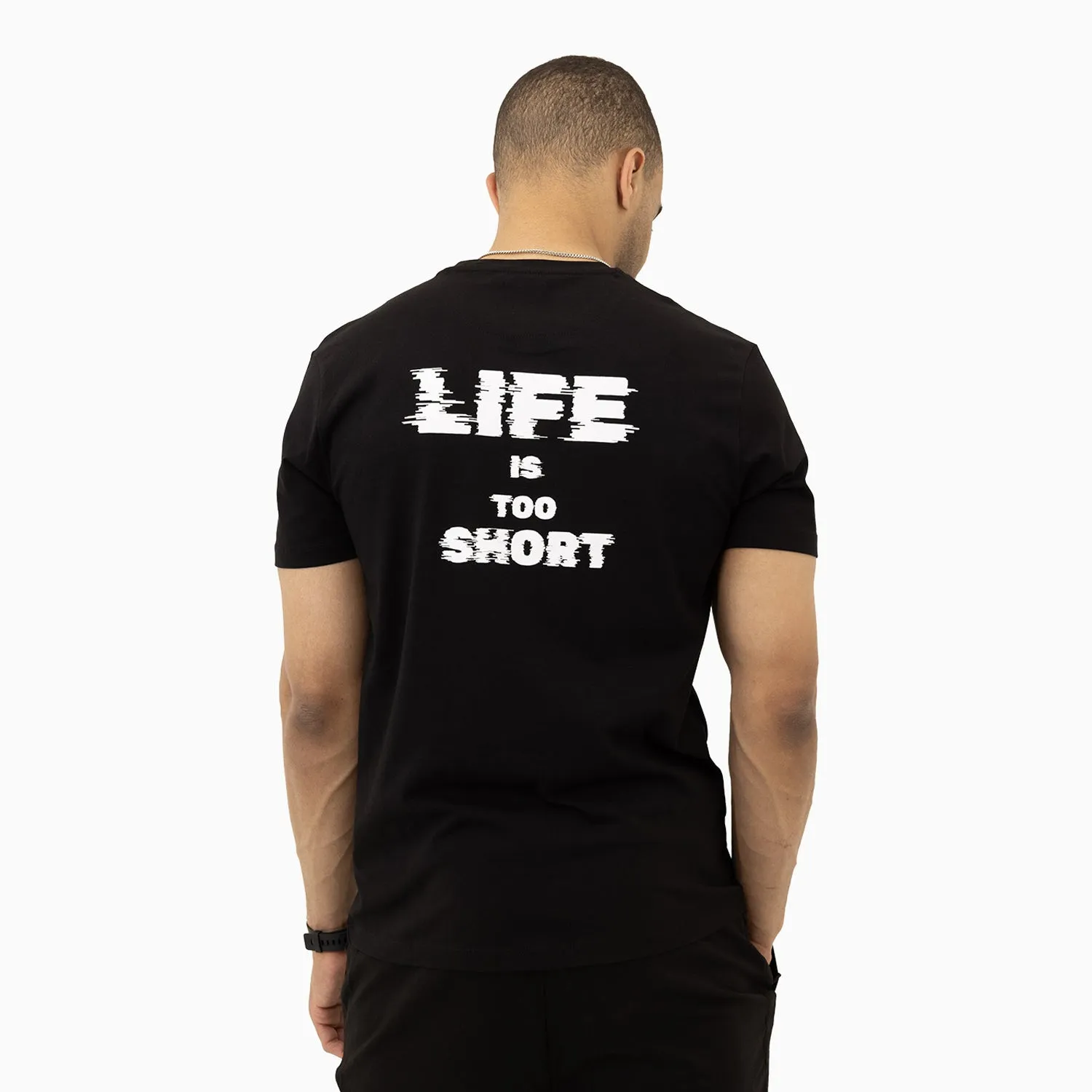 Men's Skull Screen Printed Short Sleeves T-Shirt