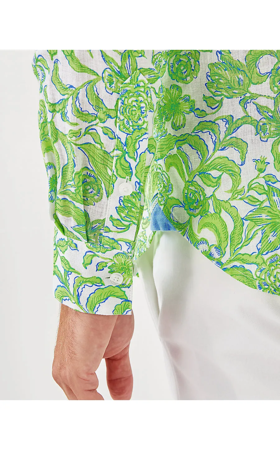 Men's Stuff Addison Shirt - Resort White - Lil Daffodil Hill