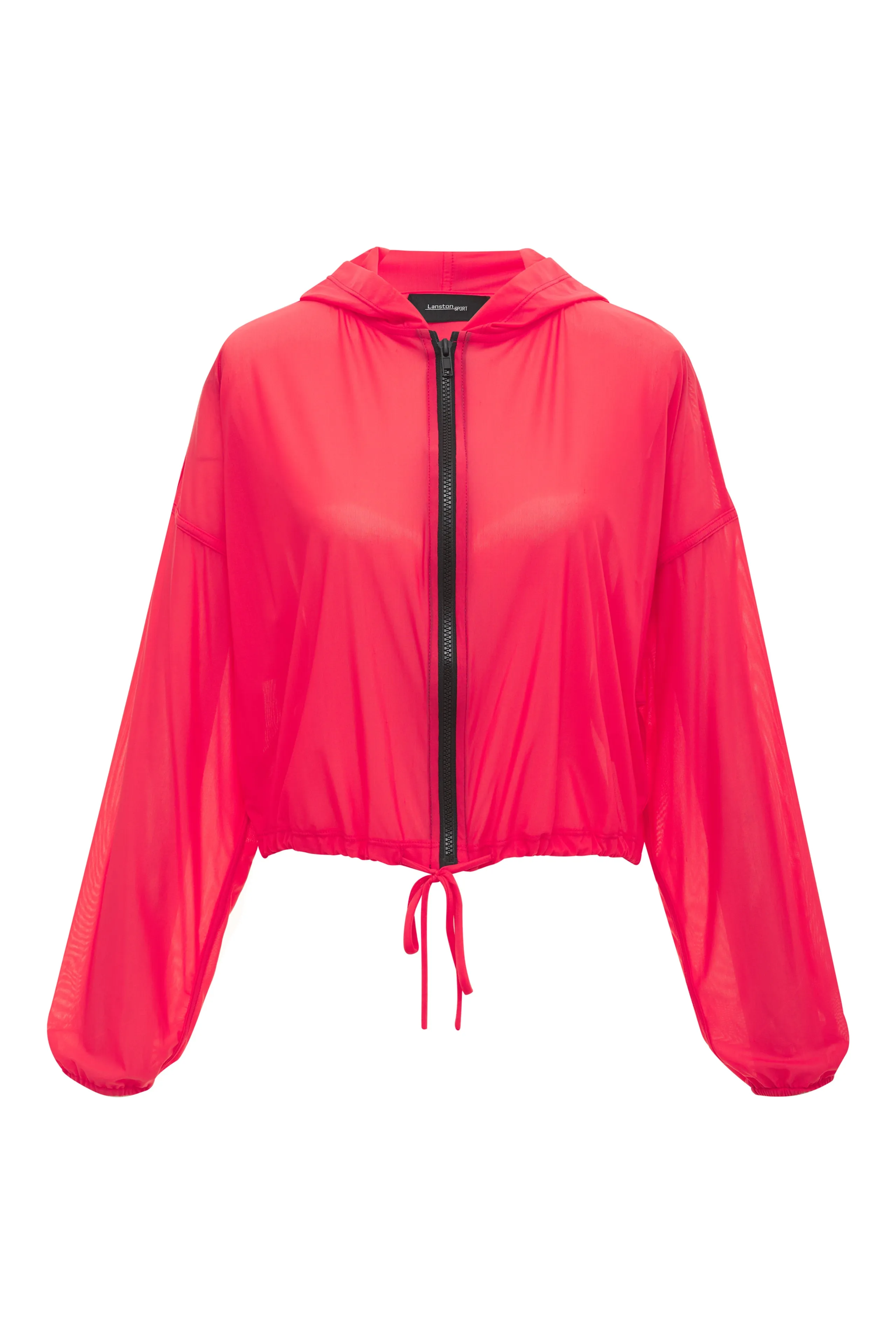 Mesh  Zip Hoodie