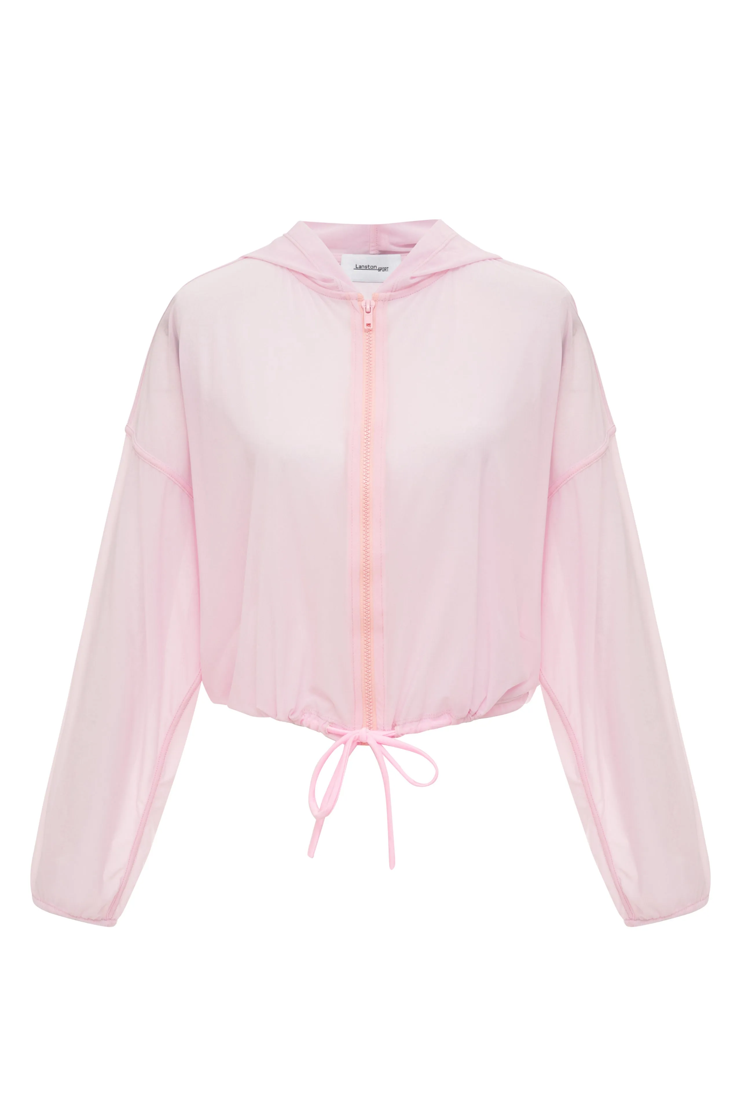 Mesh  Zip Hoodie