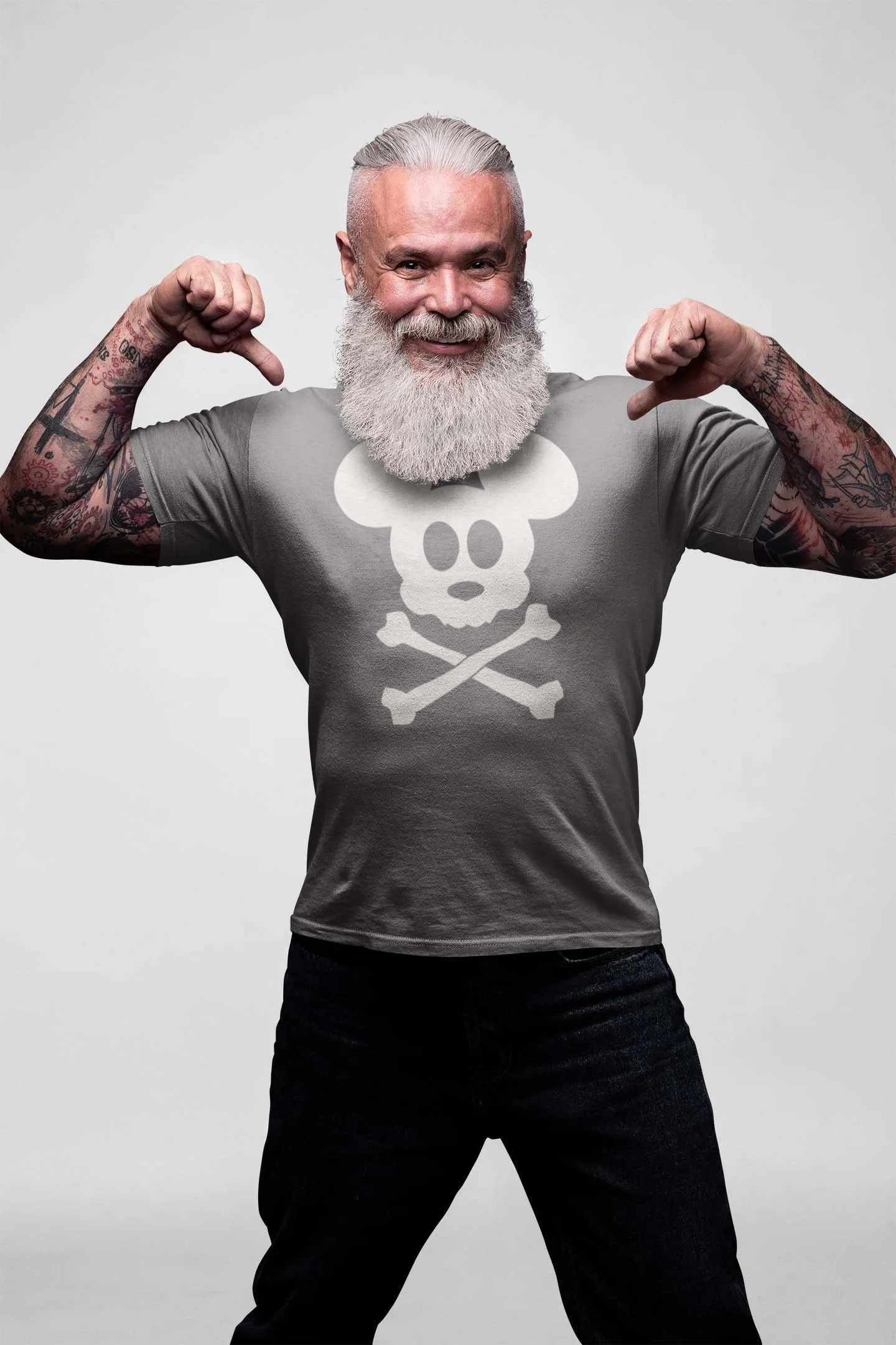Mickey Skull and Crossbones T-shirt