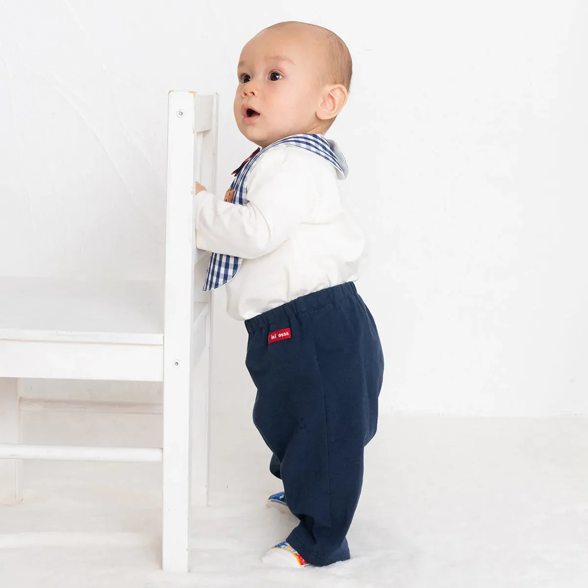 MIKIHOUSE BIB&BLOOMER SET