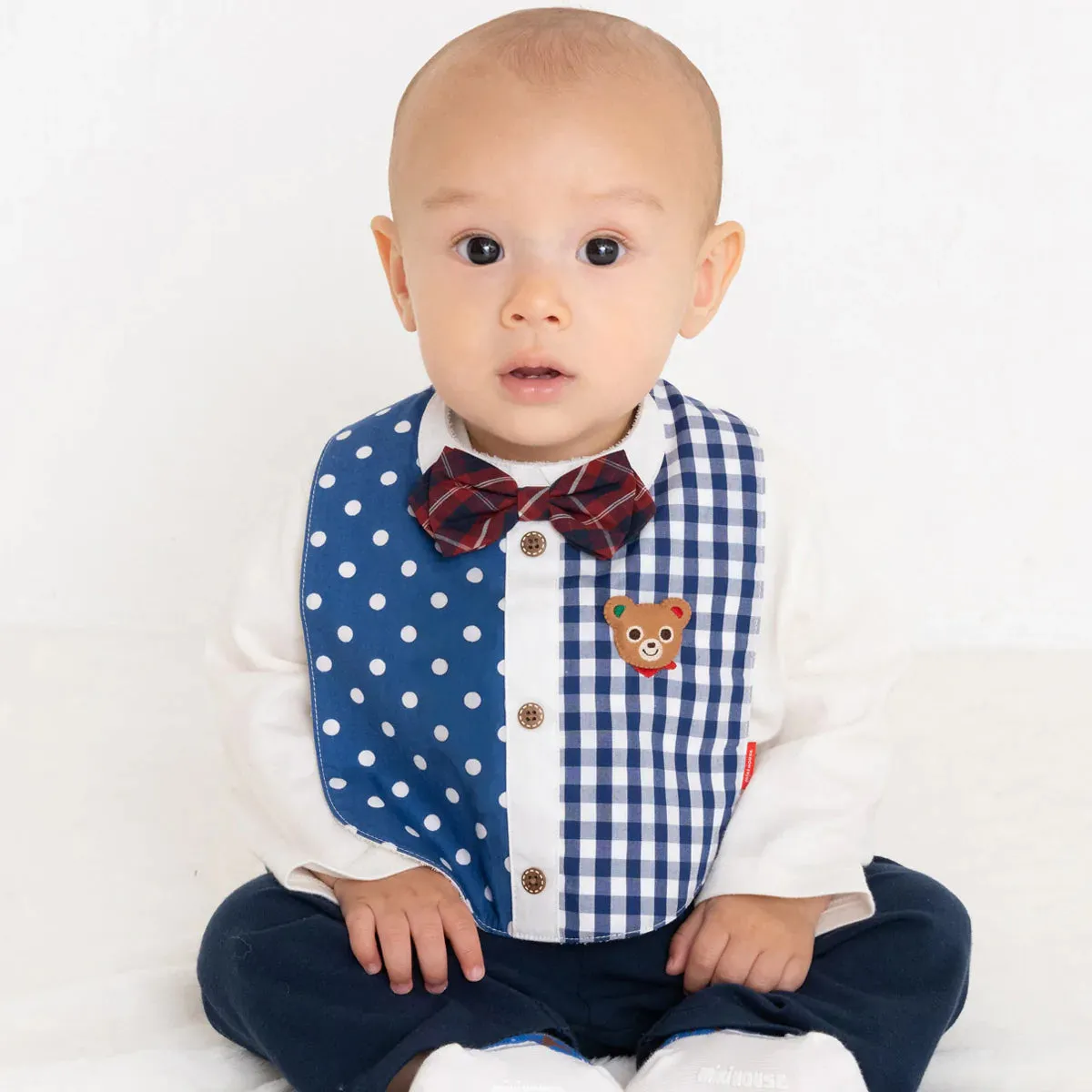 MIKIHOUSE BIB&BLOOMER SET