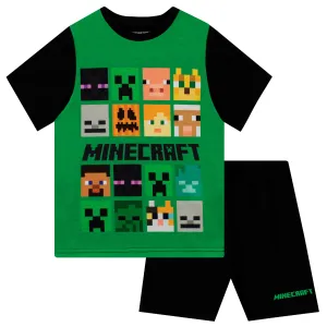 Minecraft Short PJ Set